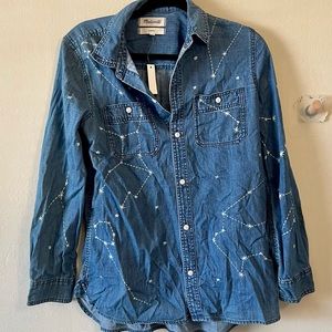 Madewell Constellation Denim Women’s Blouse